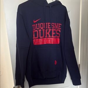 Nike Duquesne Dukes Basketball Navy Hoodie